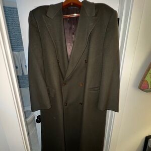 Wool / cashmere custom overcoat